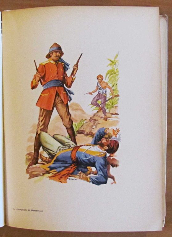 LA RICONQUISTA DI MOMPRACEM, anni '60 - ill. TRINCIA