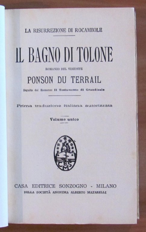 La risurrezione di ROCAMBOLE - Il Bagno di Tolone