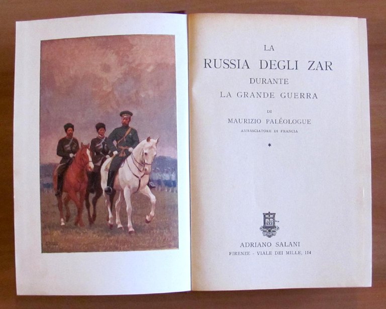 LA RUSSIA DEGLI ZAR DURANTE LA GRANDE GUERRA