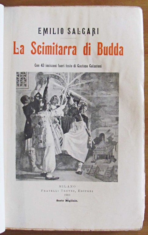 LA SCIMITARRA DI BUDDA, 1909 - ill. COLANTONI | Immagine Gallery 2