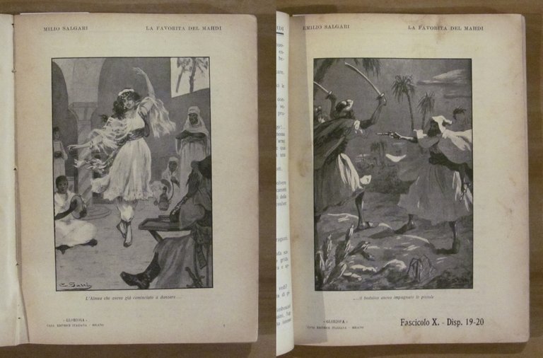 LA SCOPERTA INFERNALE,1886 unito a LA FAVORITA DEL MAHDI, anni …