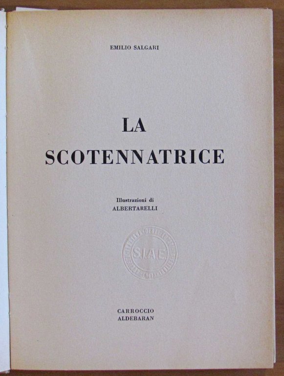 LA SCOTENNATRICE - Collana Araldo N.11 - ill. ALBERTARELLI | Immagine Gallery 2