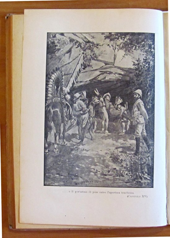 LA SCOTENNATRICE Ciclo delle Pelle Rosse, 1921- ill. DELLA VALLE