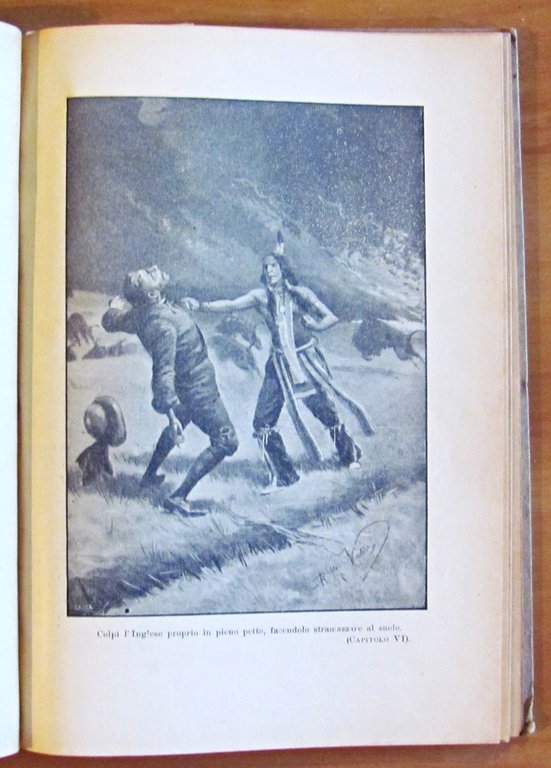 LA SCOTENNATRICE Ciclo delle Pelle Rosse, 1921- ill. DELLA VALLE
