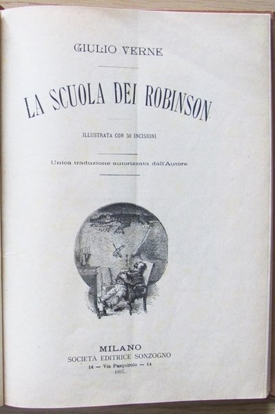 LA SCUOLA DEI ROBINSON, 1897 - ill. BENETT