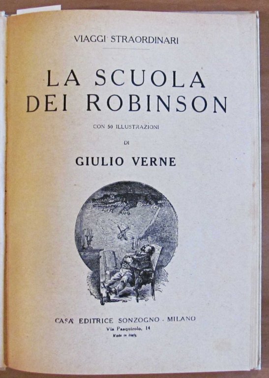 LA SCUOLA DEI ROBINSON, anni '20 - ill. BENETT