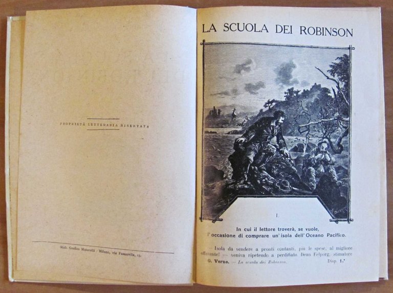 LA SCUOLA DEI ROBINSON, anni '20 - ill. BENETT