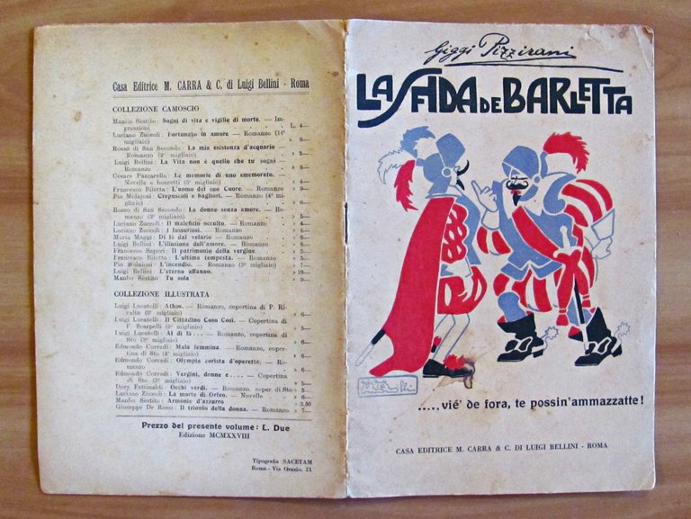 LA SFIDA DE BARLETTA - Sonetti Romaneschi