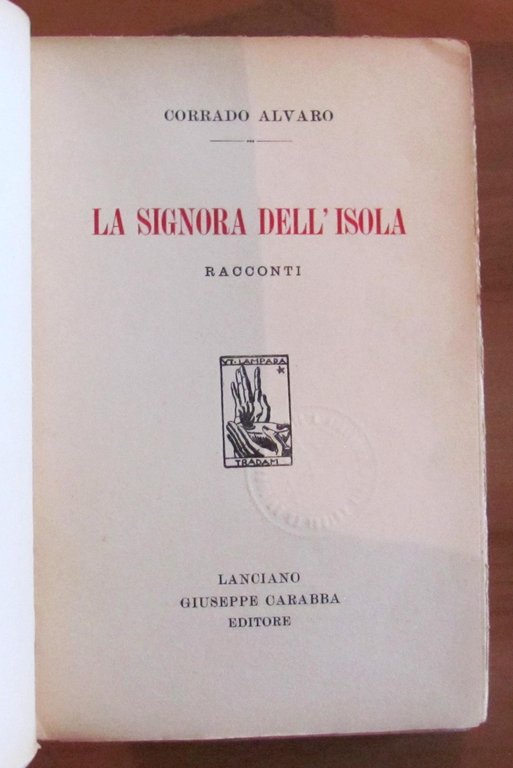 LA SIGNORA DELL'ISOLA - Racconti