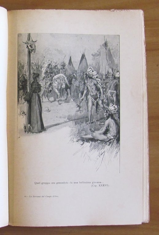 LA SOVRANA DEL CAMPO D'ORO, 1930 - ill. DELLA VALLE