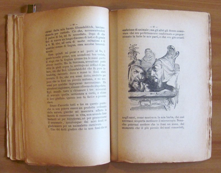 LA STORIA DEI VIAGGI DI GULLIVER, 1890 con Cromolitografie - …