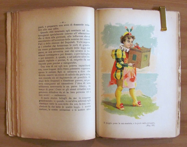 LA STORIA DEI VIAGGI DI GULLIVER, 1890 con Cromolitografie - …