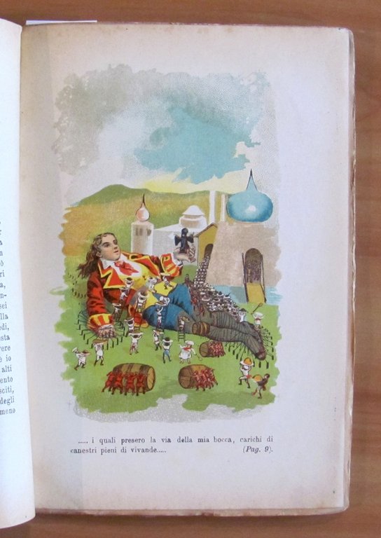 LA STORIA DEI VIAGGI DI GULLIVER, 1890 con Cromolitografie - …
