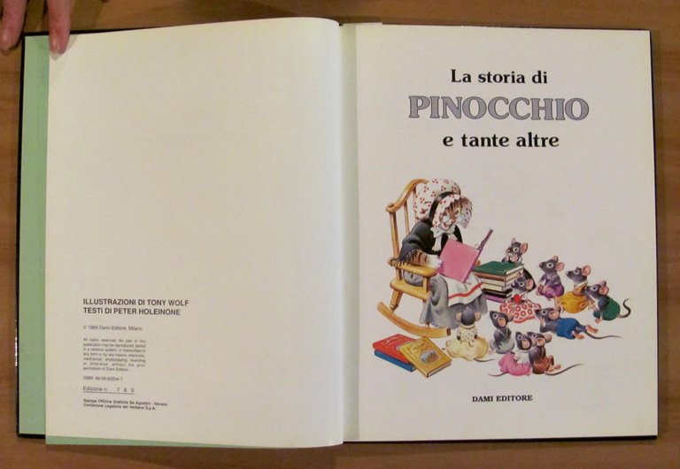 LA STORIA DI PINOCCHIO E TANTE ALTRE, 1989 - ill. …