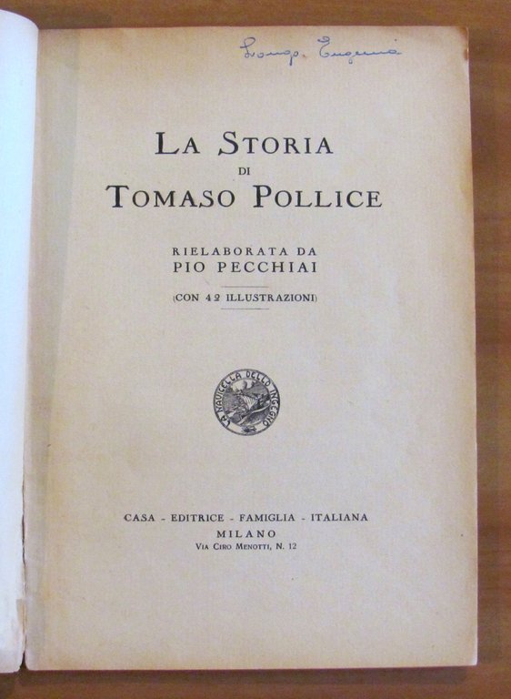 LA STORIA DI TOMASO POLLICE (Tom Pouce)