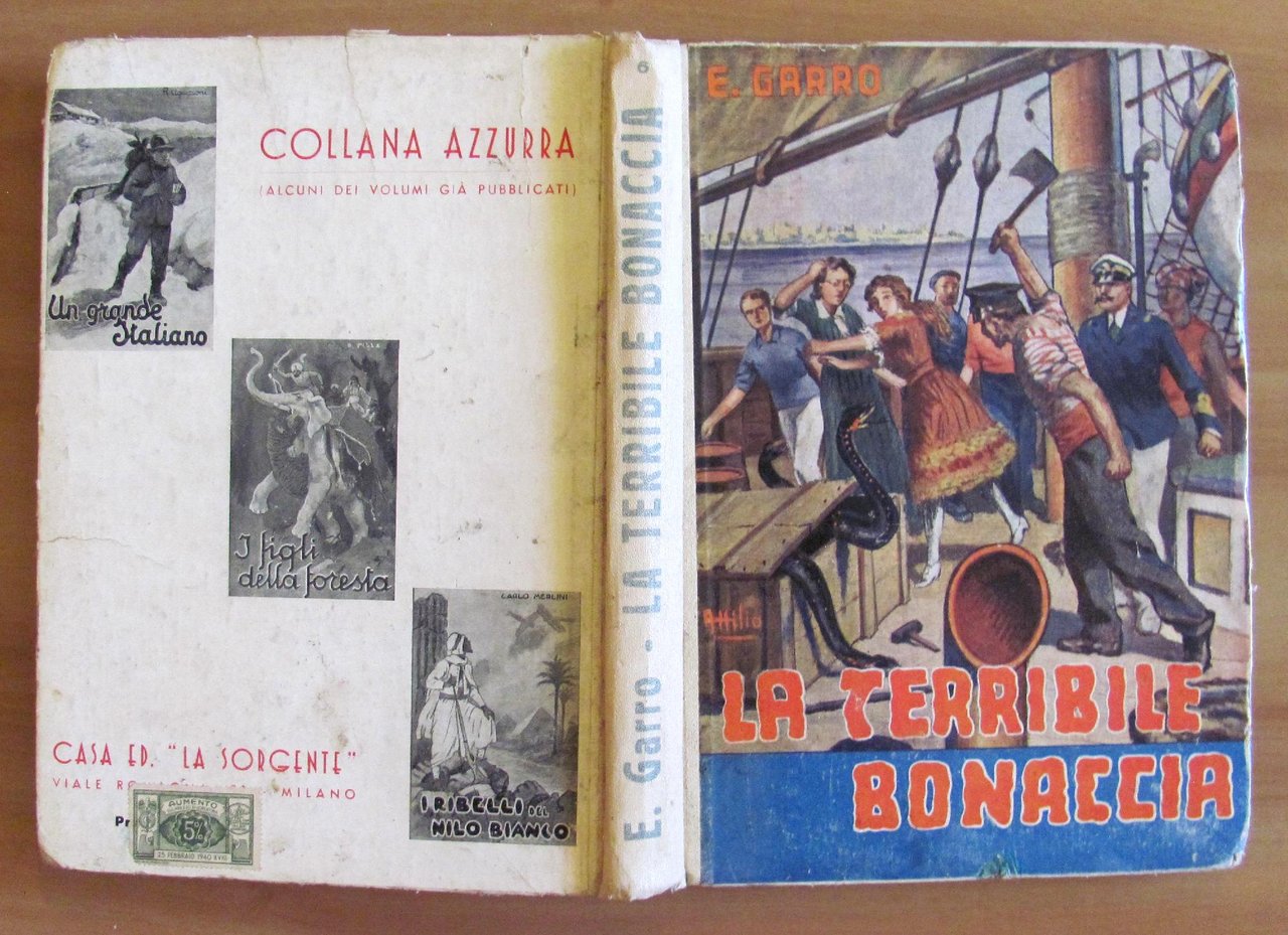 LA TERRIBILE BONACCIA - Coll. AZZURRA, 1939 - ill. MUSSINO