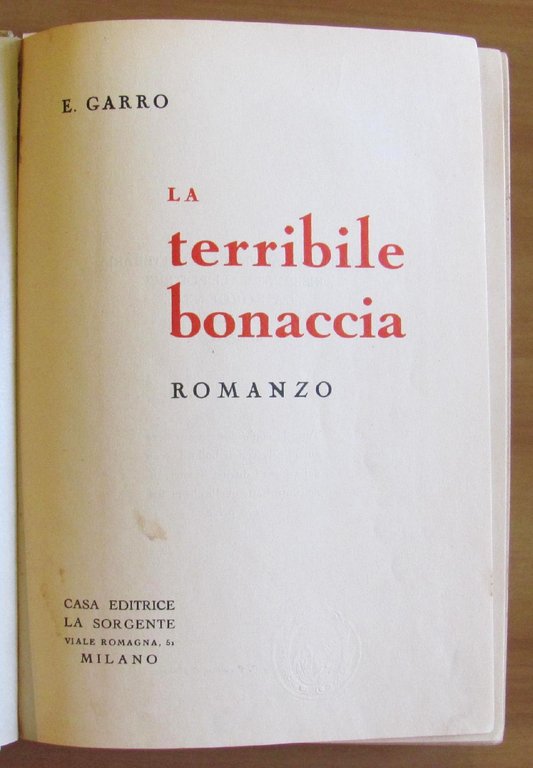LA TERRIBILE BONACCIA - Coll. AZZURRA, 1939 - ill. MUSSINO