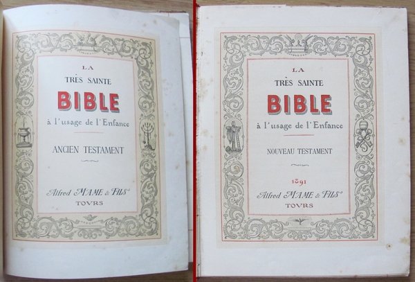 LA TRES-SAINTE BIBLE à l'usage de l'enfance - ANCIEN E …