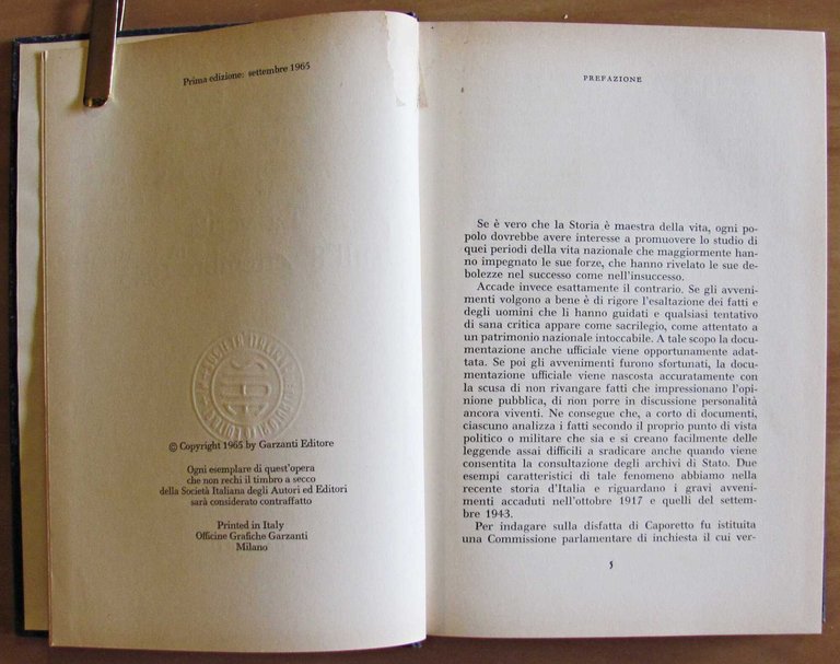 LA VERITA' SULL'8 SETTEMBRE 1943 - con Dedica Autografa, I … | Immagine Gallery 3