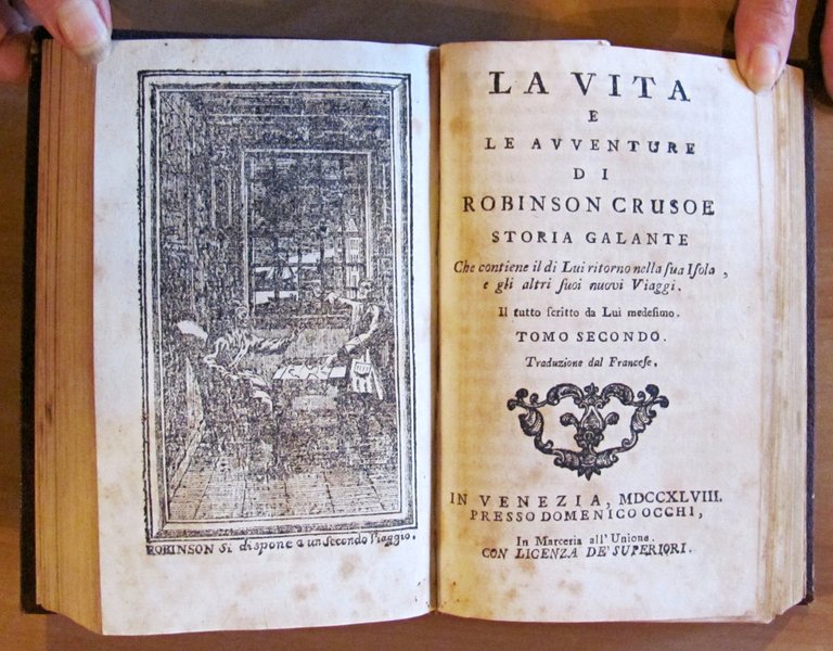 LA VITA E LE AVVENTURE DI ROBINSON CRUSOE, 1748 - …