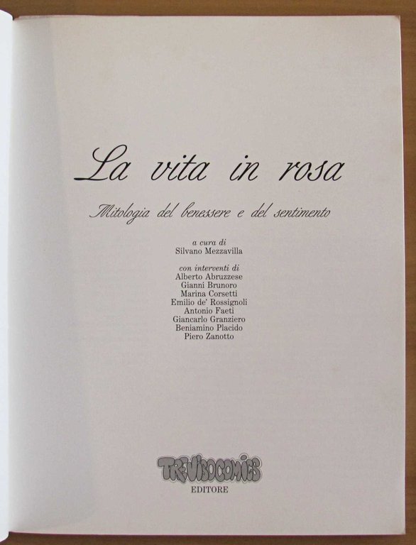 LA VITA IN ROSA + Copertina di GRAND HOTEL plastificata