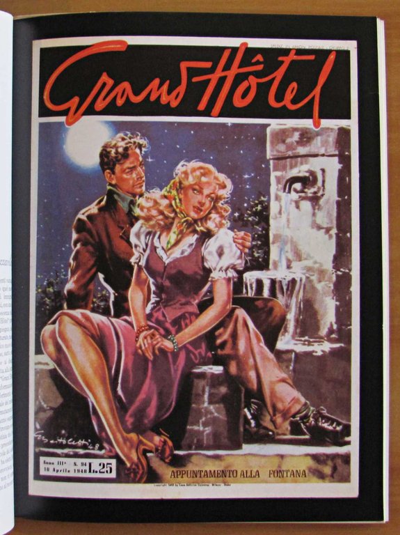 LA VITA IN ROSA + Copertina di GRAND HOTEL plastificata
