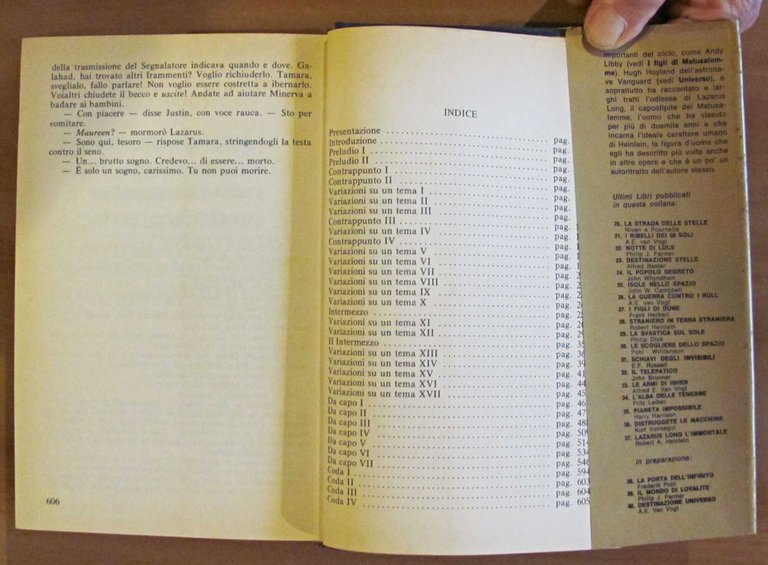 LAZARUS LONG L'IMMORTALE - Cosmo Oro, I ed. 1979