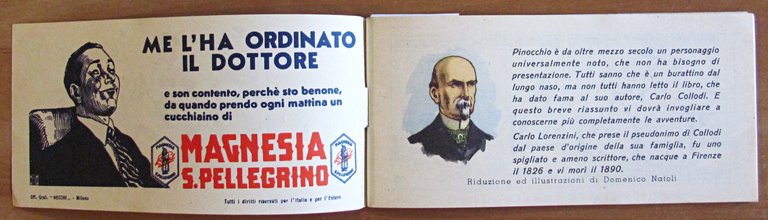 LE AVVENTURE DI PINOCCHIO - Coll. Libri Celebri N.14, 1953 …