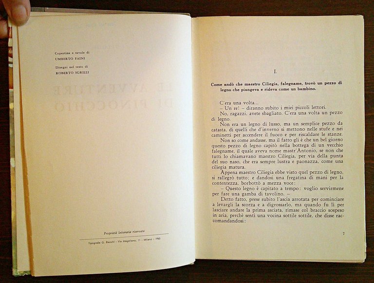 LE AVVENTURE DI PINOCCHIO - Collana Fanatsia, 1965 - ill. …