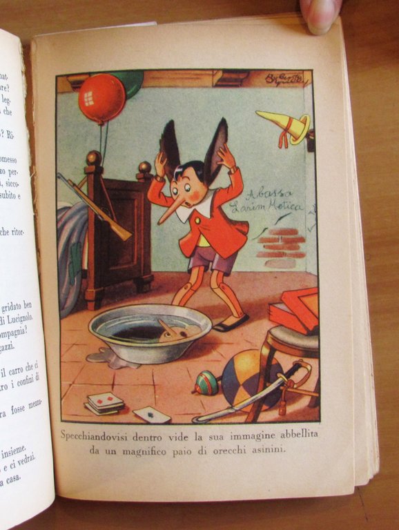 LE AVVENTURE DI PINOCCHIO - Ed. Di Veroli, anni '40 … | Immagine Gallery 9