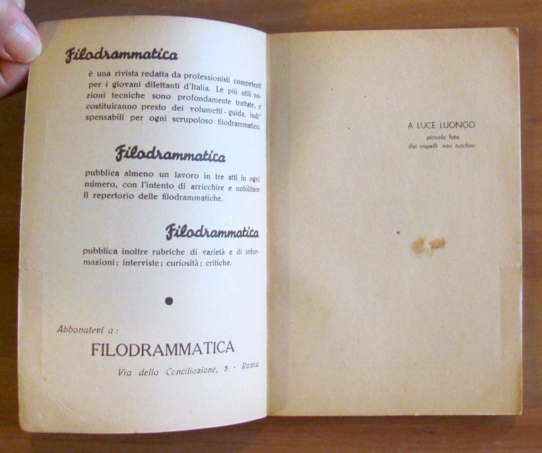 LE AVVENTURE DI PINOCCHIO - I Quaderni di Filodrammatica, anni … | Immagine Gallery 2