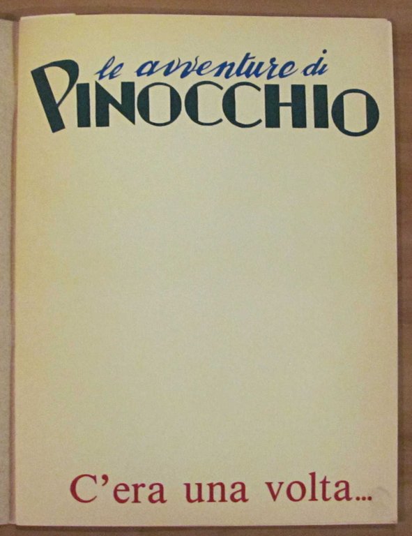 LE AVVENTURE DI PINOCCHIO - ill. GALBIATI