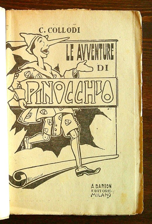 Le Avventure di PINOCCHIO - Storia di un Burattino, 1926 …