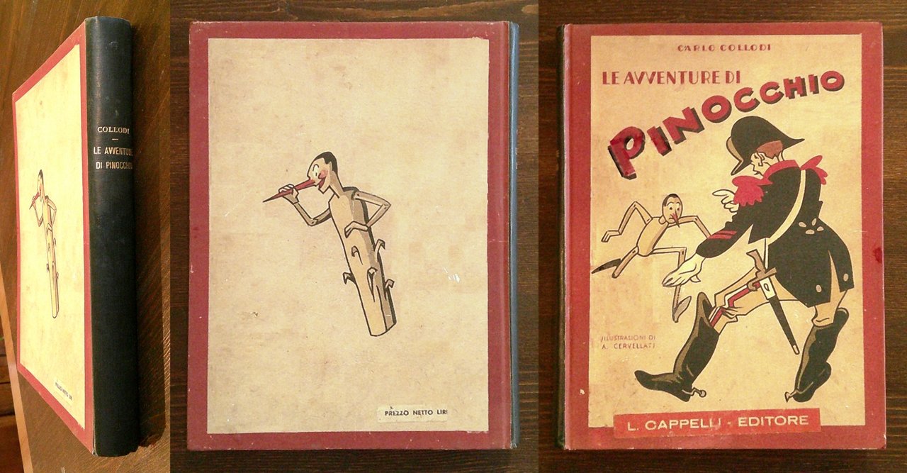 LE AVVENTURE DI PINOCCHIO, 1946 - ill. CERVELLATI