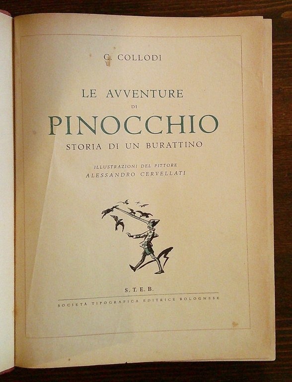 LE AVVENTURE DI PINOCCHIO, 1946 - ill. CERVELLATI