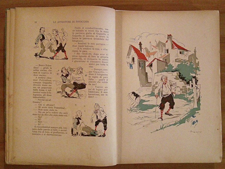 LE AVVENTURE DI PINOCCHIO, 1946 - ill. FAORZI