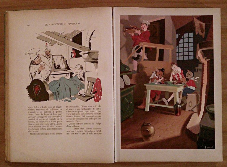 LE AVVENTURE DI PINOCCHIO, 1946 - ill. FAORZI