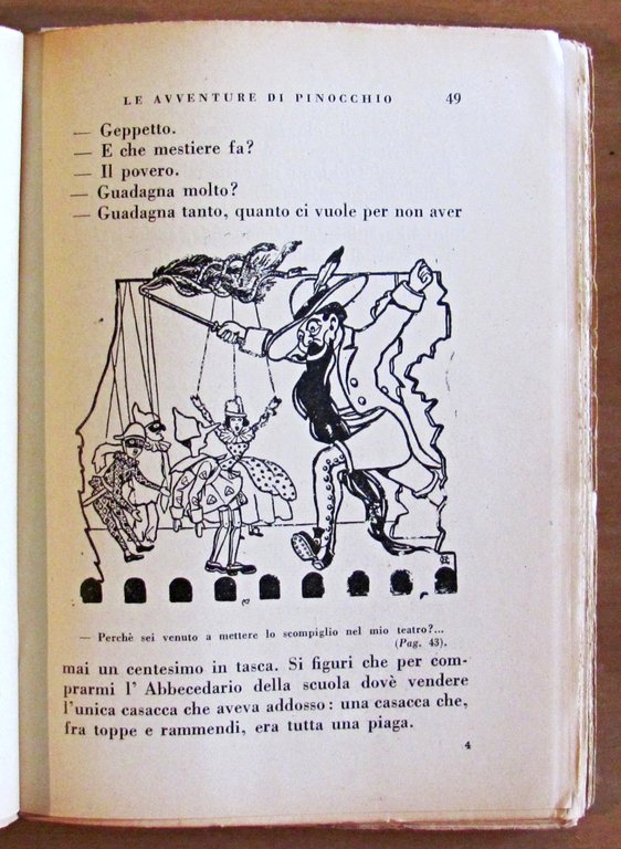 LE AVVENTURE DI PINOCCHIO, 1947 - ill. COMPARINI