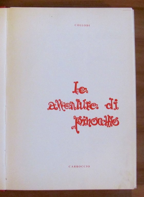 LE AVVENTURE DI PINOCCHIO, 1961 - ill. SCAPINELLI