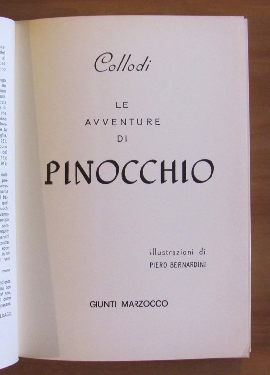 LE AVVENTURE DI PINOCCHIO, 1981 - ill. BERNARDINI | Immagine Gallery 2