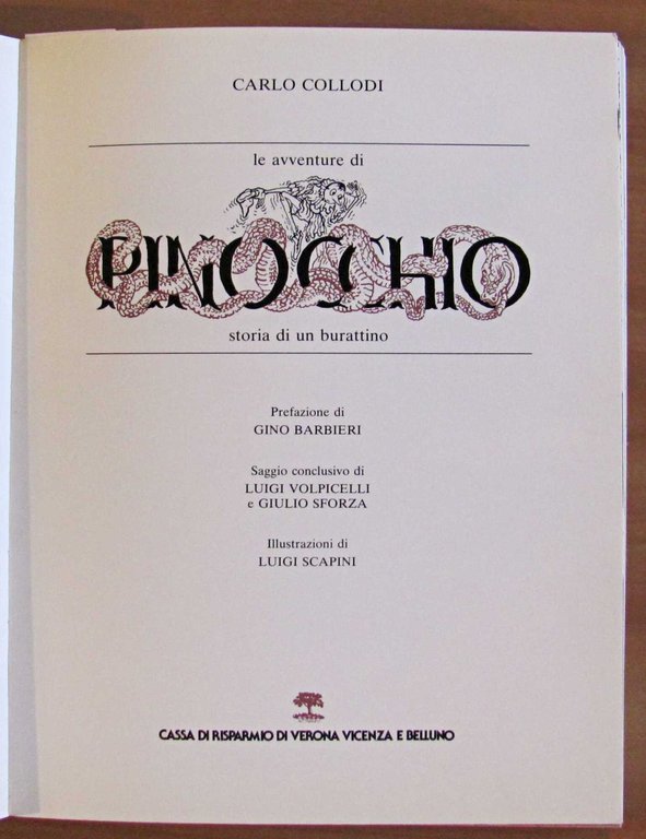 LE AVVENTURE DI PINOCCHIO, 1982 - ill. SCAPINI