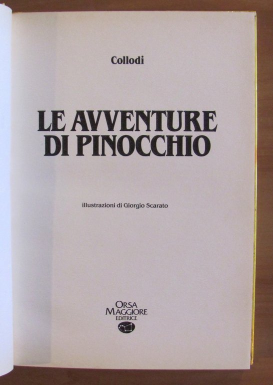 LE AVVENTURE DI PINOCCHIO, 1989 - ill. SCARATO | Immagine Gallery 2