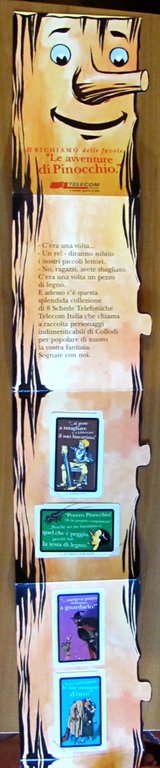 LE AVVENTURE DI PINOCCHIO, ALBUM con SCHEDE TELEFONICHE TELECOM - …
