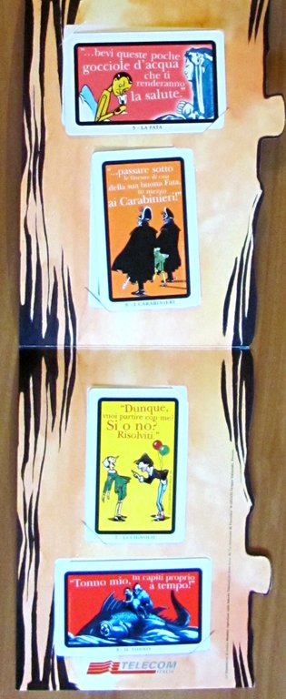 LE AVVENTURE DI PINOCCHIO, ALBUM con SCHEDE TELEFONICHE TELECOM - …