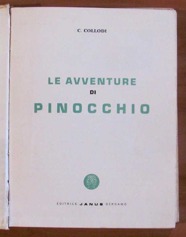 LE AVVENTURE DI PINOCCHIO Collana Centauro N.1