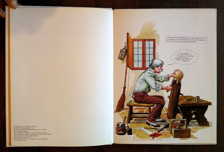 LE AVVENTURE DI PINOCCHIO, I ed. 1983 - ill. ART …