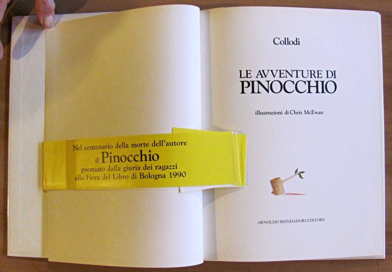 LE AVVENTURE DI PINOCCHIO, I ed. 1990 con Fascetta - …