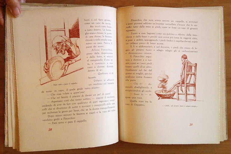 LE AVVENTURE DI PINOCCHIO, II ed. 1944 con Cofanetto e …