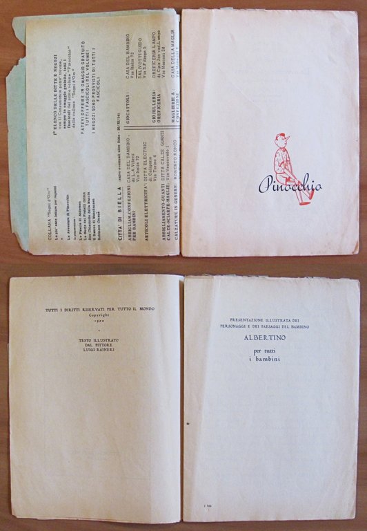 LE AVVENTURE DI PINOCCHIO in 20 Fascicoli - Coll. Sogni …