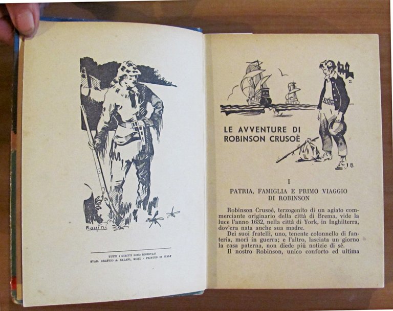 LE AVVENTURE DI ROBINSON CRUSOE - Coll. I Libri Meravigliosi …